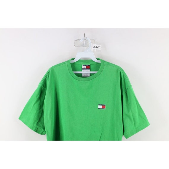 90s Tommy Hilfiger Mens Medium Spell Out Box Logo… - image 2