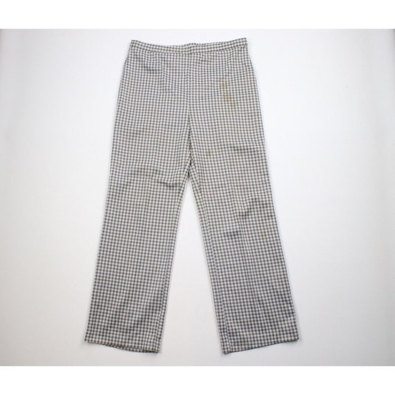 70s Streetwear Womens 16 Knit Bell Bottoms Pants … - image 1