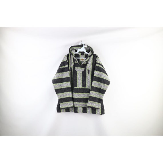 90s Streetwear Mens Size Large Striped Color Block