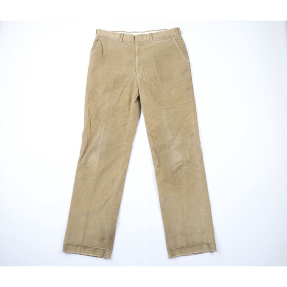 70s Streetwear Mens 36x34 Distressed Wide Leg Cor… - image 1