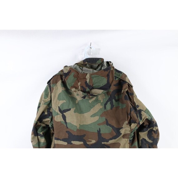 90s Mens Medium US Military Camouflage Cold Weath… - image 10