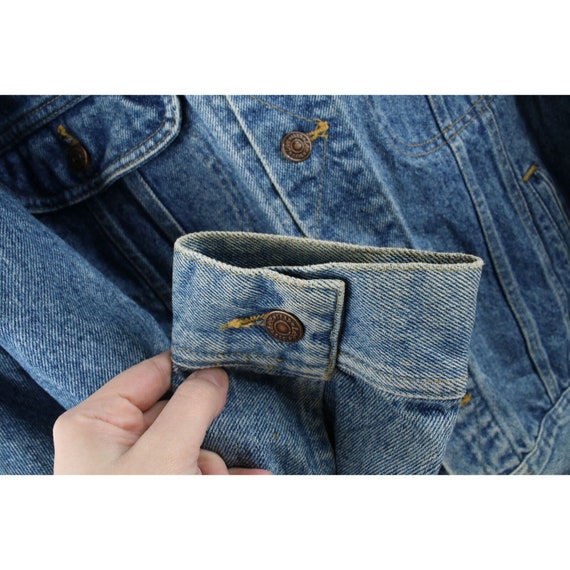 90s Lee Mens Large Distressed Western Denim Jean … - image 8