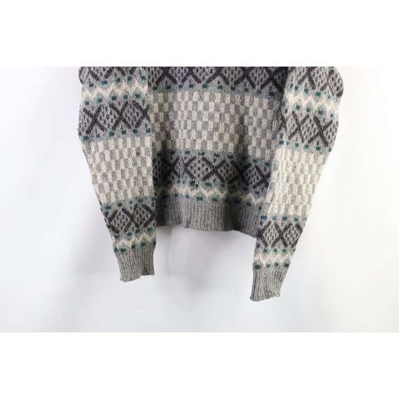 90s Streetwear Womens Medium Thrashed Wool Knit F… - image 3