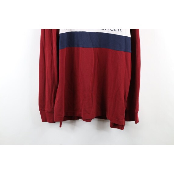 90s Tommy Hilfiger Mens Large Faded Spell Out Lon… - image 3