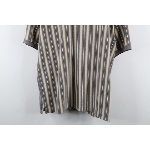 90s Streetwear Mens Large Faded Striped Color Blo… - image 8