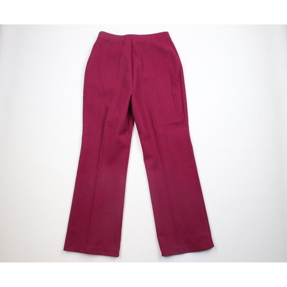 60s 70s Streetwear Womens 16 Ribbed Knit Wide Leg… - image 7