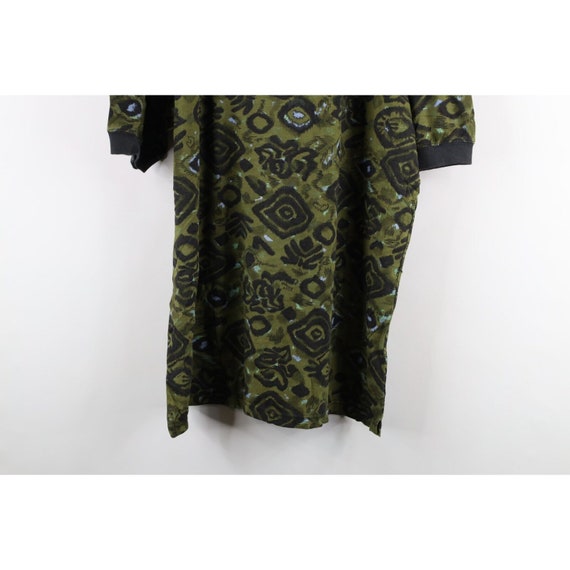 90s Streetwear Mens Large Faded Abstract Baggy Fi… - image 7