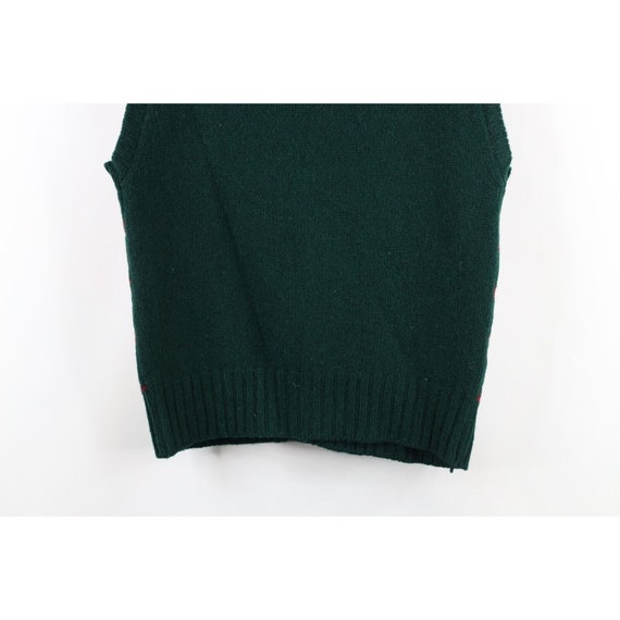 50s 60s Streetwear Mens Small Shetland Wool Argyl… - image 8