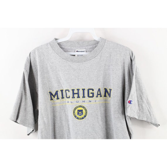 90s Champion Mens Large Spell Out University of M… - image 2