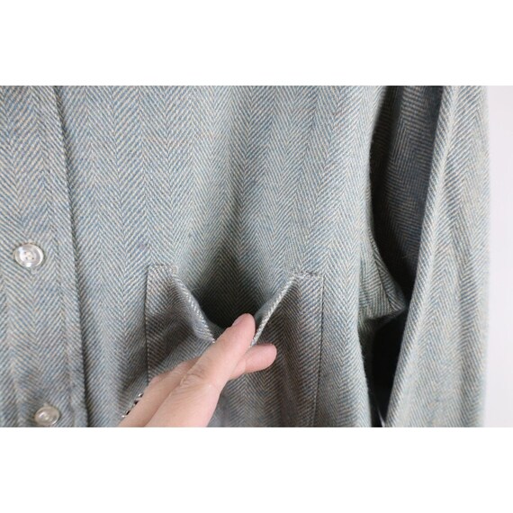 50s Streetwear Mens Small Distressed Donegal Wool… - image 7