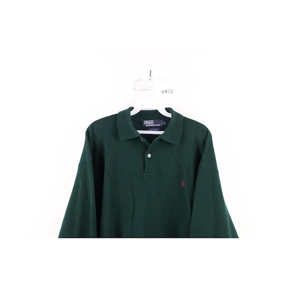 90s Ralph Lauren Mens XL Distressed Lambswool Knit Collared Sweater Green, Vintage Ralph Lauren Collared Sweater, 1990s Lambswool Sweater 90s Ralph Lauren Mens XL Distressed Lambswool Knit Collared Sweater Green, Vintage Ralph Lauren Collared Sweater, 1990s Lambswool Sweater