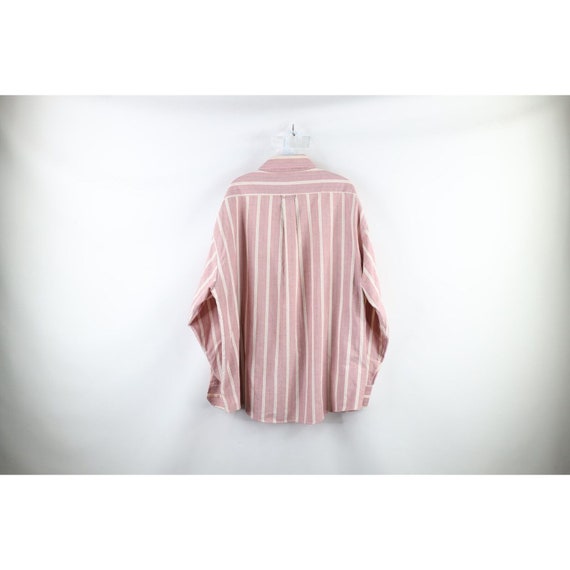 90s Streetwear Mens 2XL Striped Color Block Doubl… - image 6