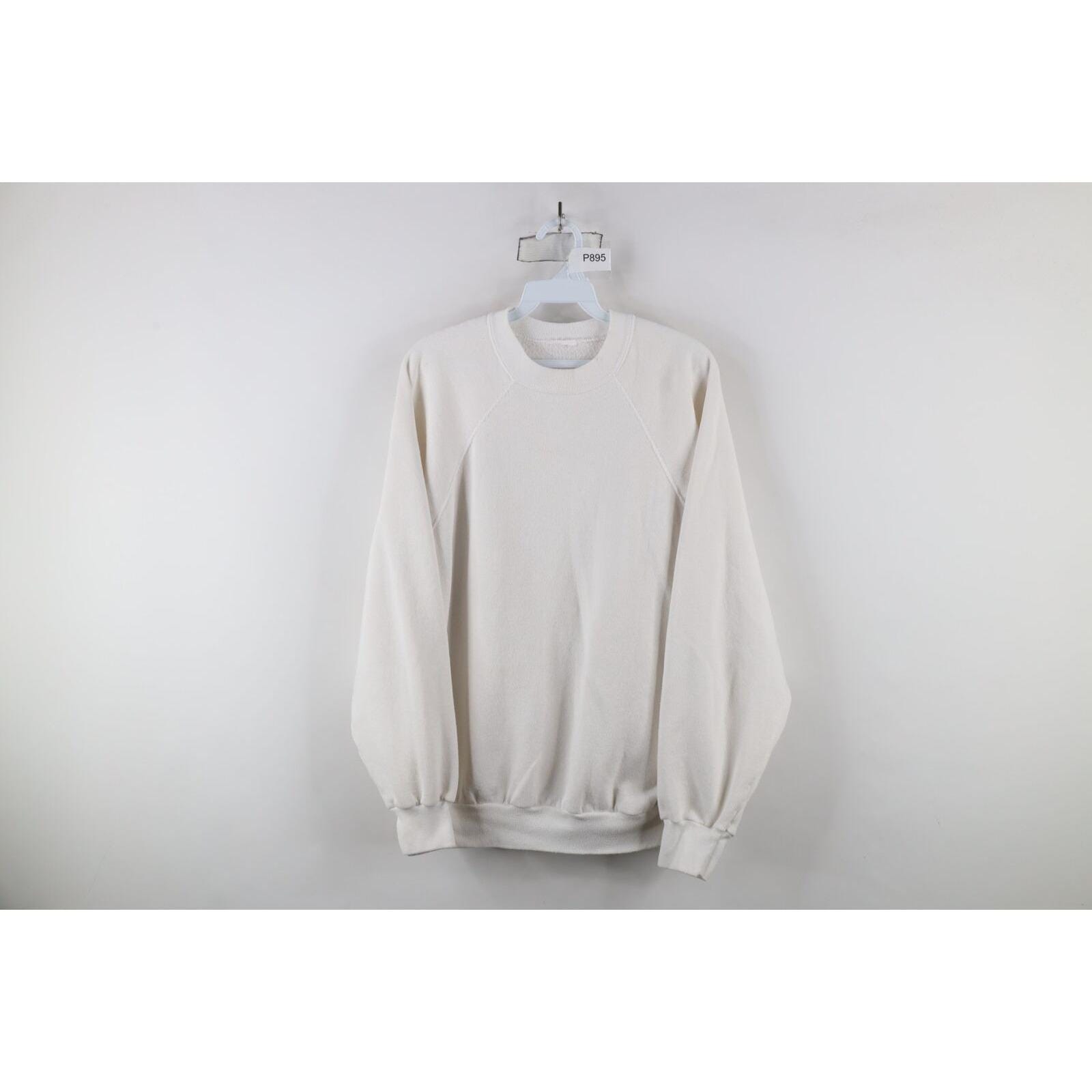 70s Raglan Sleeve Sweatshirt Size Medium Crewneck Vintage