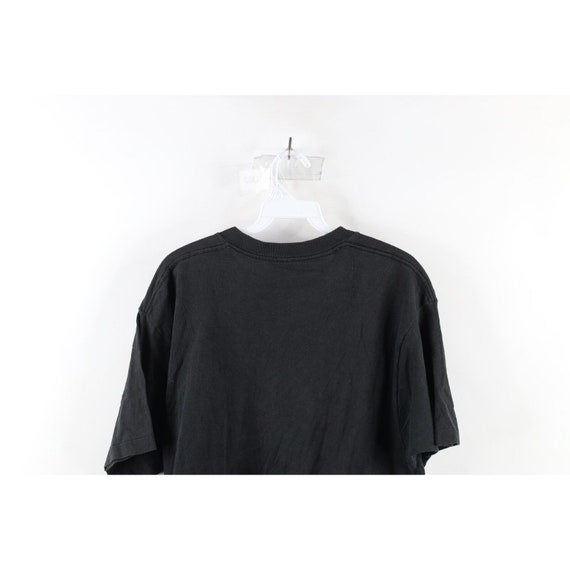 90s Streetwear Mens XL Thrashed Blank Pocket T-Sh… - image 9