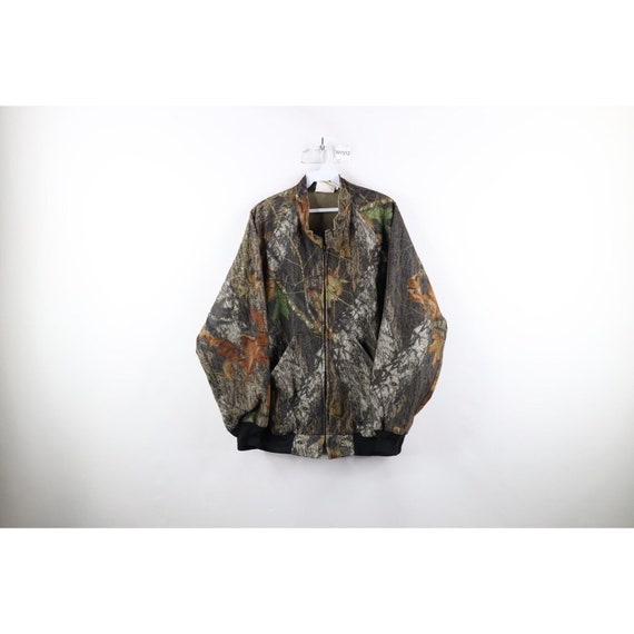 90s Streetwear Mens XL Mossy Oak Camouflage Chamoi