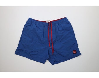 Chaps Ralph Lauren pour homme des années 90, large vague doublée de shorts, chaps Ralph Lauren vintage, shorts de bain des années 1990, été