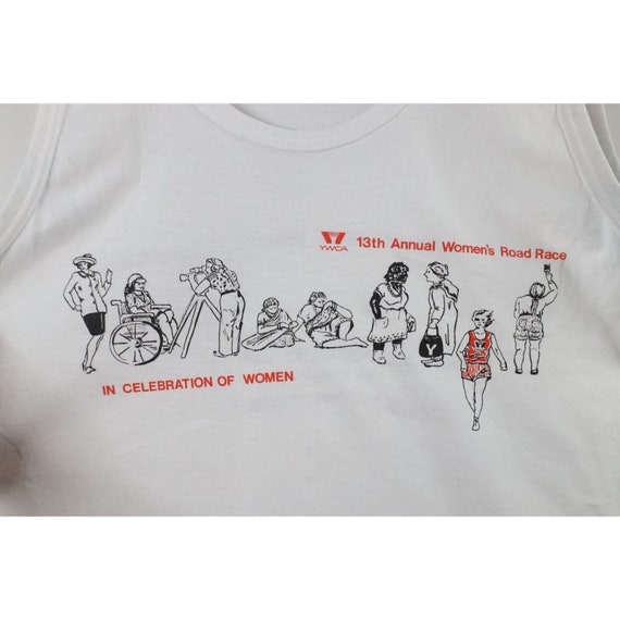 80s Womens Large Spell Out YWCA Womens Road Race … - image 4