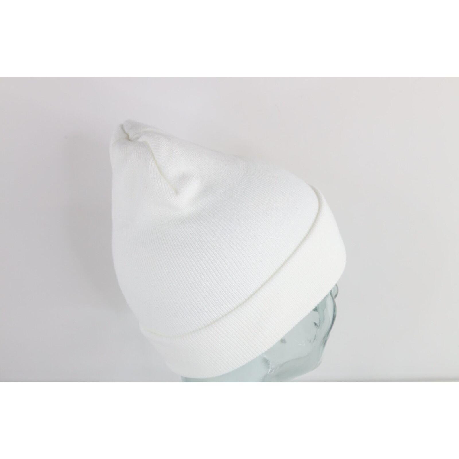 White Claw Seltzer Womens Beanie Ivory Knit Cap With