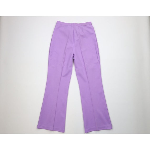 70s Streetwear Womens 16 Knit Wide Leg Bell Botto… - image 8