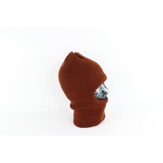 90s Streetwear Winter Acrylic Knit One Hole Robbe… - image 3