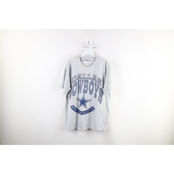 90s Mens Large Spell Out Dallas Cowboys Football … - image 1