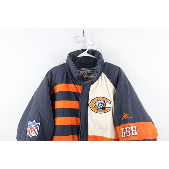 90s Mens XL Distressed Chicago Bears Football Ful… - image 2
