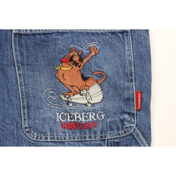 90s Iceberg History Mens 36 Distressed Scooby Doo Denim Jean 