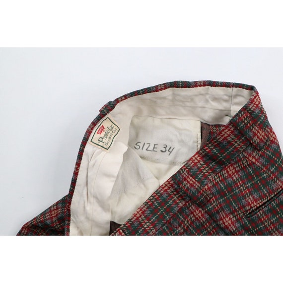 70s Levis Mens Size 32 Checkered Plaid Cuffed Kni… - image 8