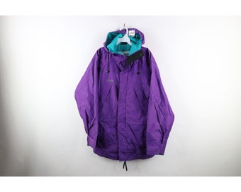 Vintage 1990s Columbia Black and Purple Reversible Radial