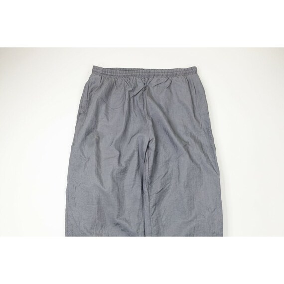 90s Streetwear Mens Size XL Blank Lined Nylon Jog… - image 2