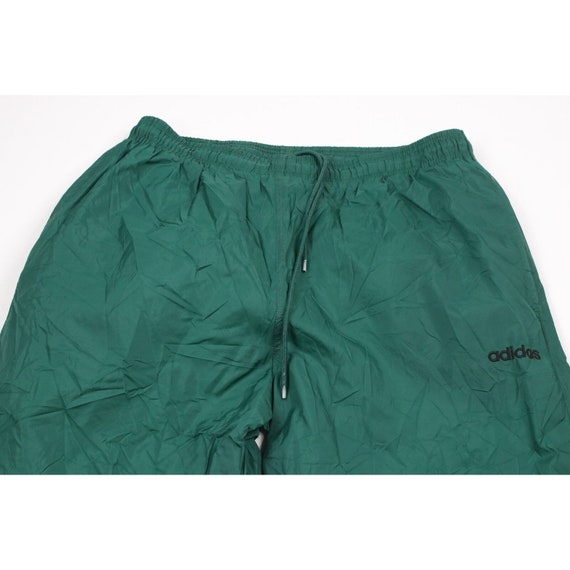Pantalon de jogging Adidas pour homme grand epellation double en nylon des annees 90 vert pantalon de jogging Adidas vintage pantalon Adidas double des annees 90 Adidas vintage des annees 90 Etsy Fran...