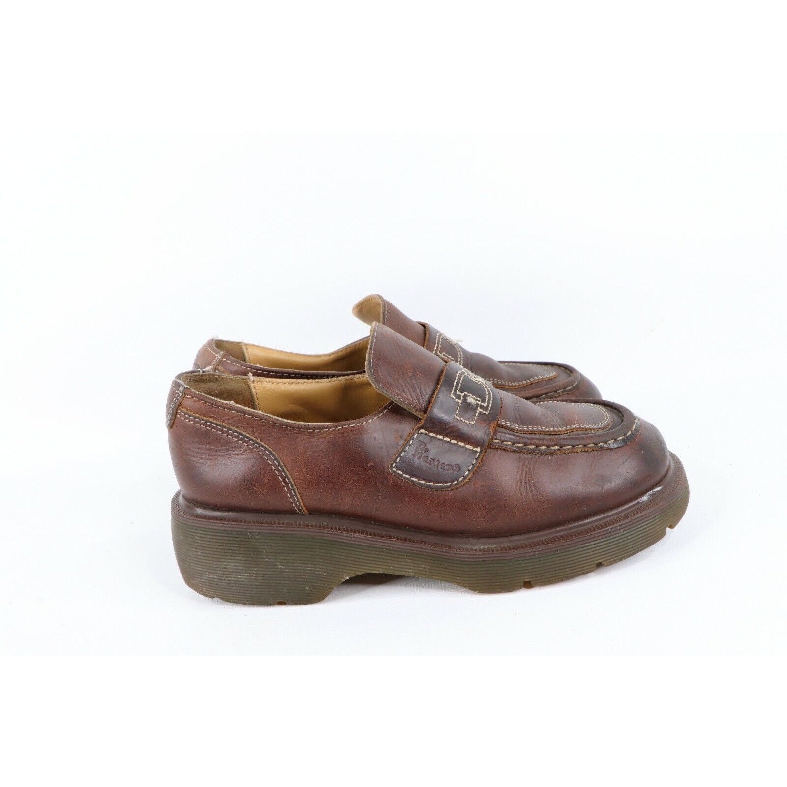 90s Dr Martens Womens 7 Goth Chunky Platform Leather Loafers Shoes 90s Dr Martens Womens 7 Goth Chunky Platform Leather Loafers Shoes