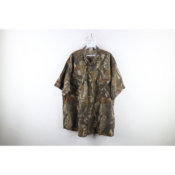 90s Woolrich Mens 2XL Faded Realtree Camouflage S… - image 1