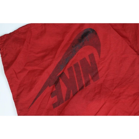 90s Nike Mens Large Faded Big Swoosh Lined Shorts… - image 10