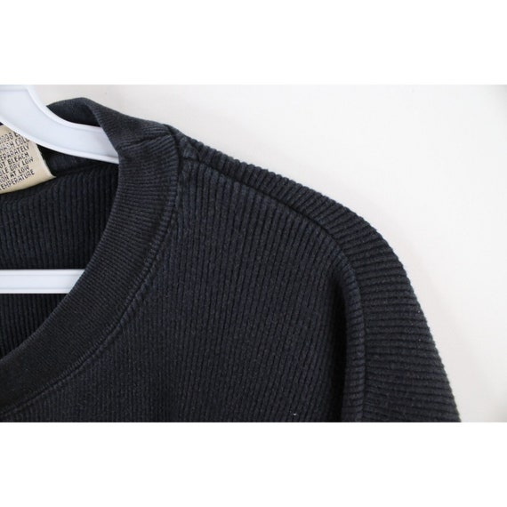 90s Streetwear Mens XL Faded Blank Baggy Fit Ribb… - image 8
