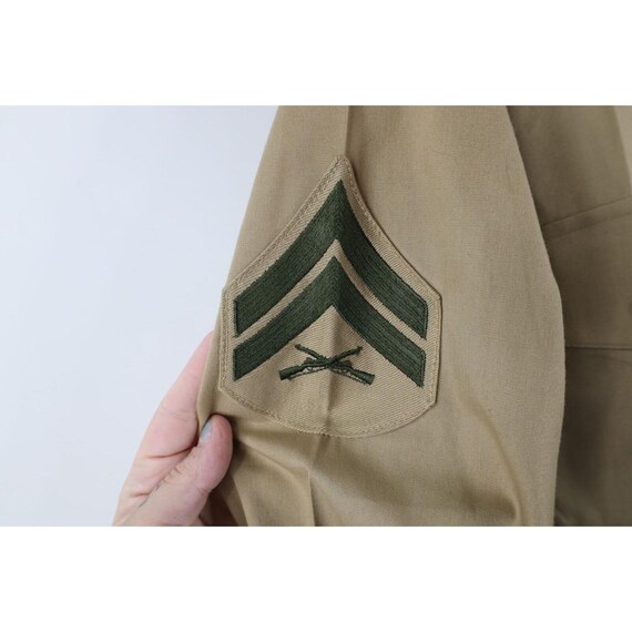 1980'S USMC open collar short sleeve military shirt made in USA size 15 men's M vintage /eaa448850