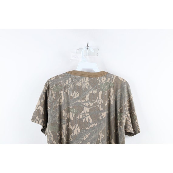 90s Streetwear Mens Medium Distressed Camouflage … - image 8