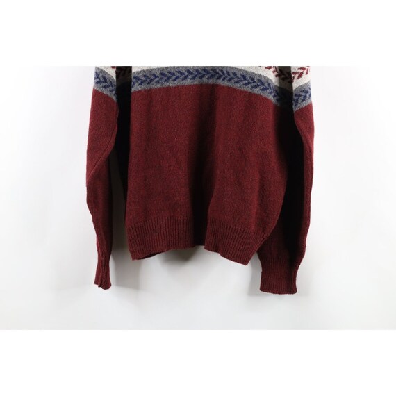 70s Streetwear Mens Large Wool Blend Knit Fair Is… - image 8