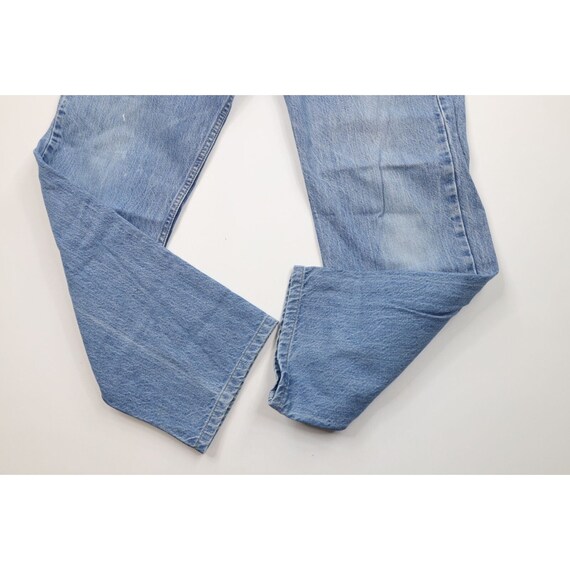 90s Streetwear Mens 34x30 Distressed Straight Leg… - image 5