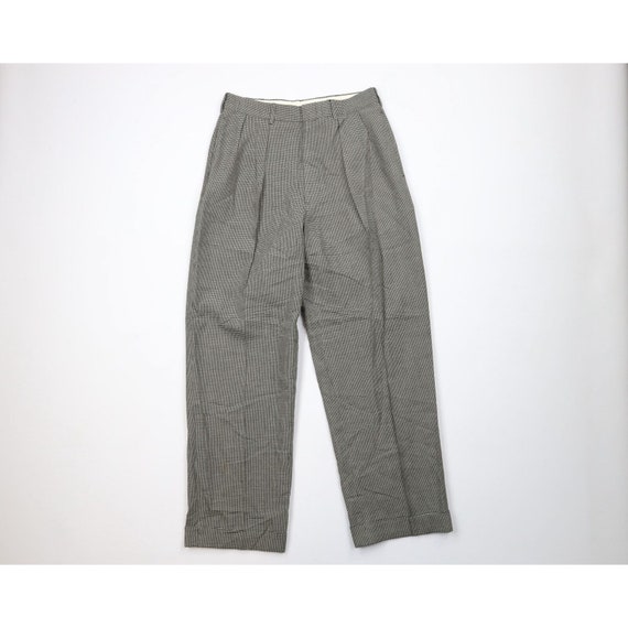 80s Polo Ralph Lauren Wool Wide Trousers