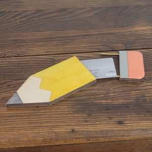Pencil Gift Card Holders