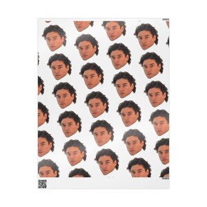 Garrett Graham Wrapping Paper Off-Campus Inspired Gift Wrap Hockey Romance Wrapping Paper BookTok Gift Romance Readers Book Lover Gift Wrap image 3