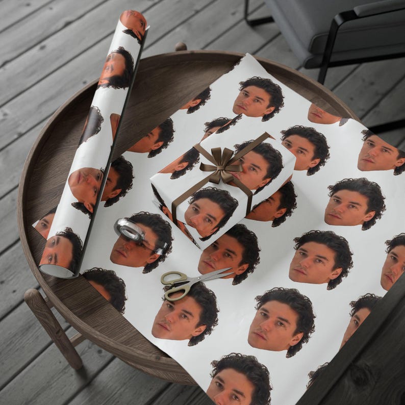Garrett Graham Wrapping Paper Off-Campus Inspired Gift Wrap Hockey Romance Wrapping Paper BookTok Gift Romance Readers Book Lover Gift Wrap image 18