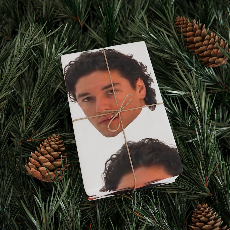 Garrett Graham Wrapping Paper Off-Campus Inspired Gift Wrap Hockey Romance Wrapping Paper BookTok Gift Romance Readers Book Lover Gift Wrap image 13