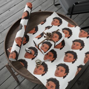 Garrett Graham Wrapping Paper Off-Campus Inspired Gift Wrap Hockey Romance Wrapping Paper BookTok Gift Romance Readers Book Lover Gift Wrap image 12