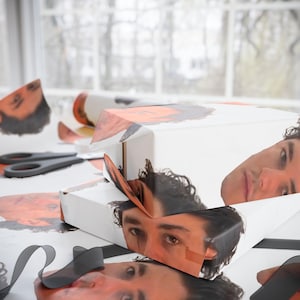 Garrett Graham Wrapping Paper Off-Campus Inspired Gift Wrap Hockey Romance Wrapping Paper BookTok Gift Romance Readers Book Lover Gift Wrap image 14