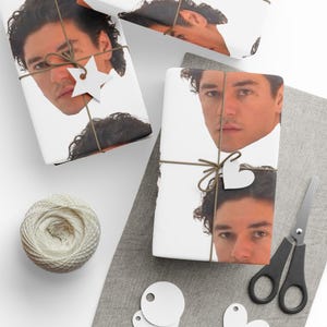 Garrett Graham Wrapping Paper Off-Campus Inspired Gift Wrap Hockey Romance Wrapping Paper BookTok Gift Romance Readers Book Lover Gift Wrap image 11