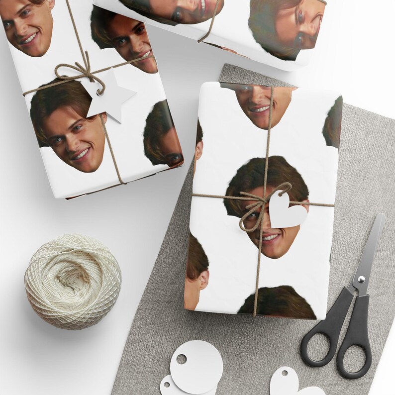 Conrad Fisher Wrapping Paper The Summer I Turned Pretty Gift Wrap Team Conrad Merch TSITP Fans Cute Aesthetic Wrapping Paper for Teen Girls image 3