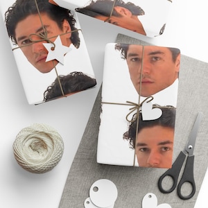 Garrett Graham Wrapping Paper Off-Campus Inspired Gift Wrap Hockey Romance Wrapping Paper BookTok Gift Romance Readers Book Lover Gift Wrap image 17