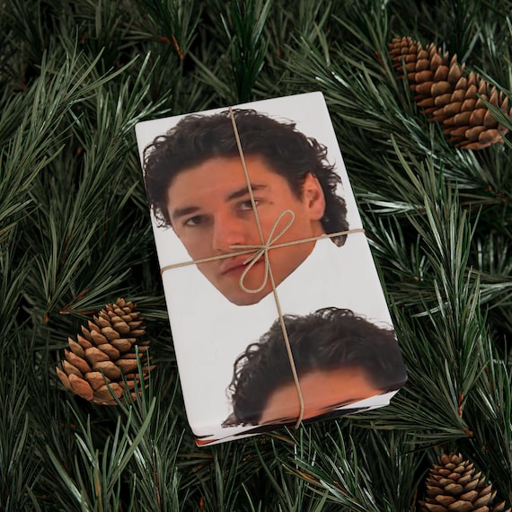 Garrett Graham Wrapping Paper Off-Campus Inspired Gift Wrap Hockey Romance Wrapping Paper BookTok Gift Romance Readers Book Lover Gift Wrap